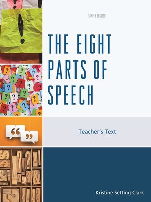 cover image of The Eight Parts of Speech